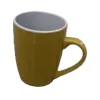 Yellow ceramic mugs, simple household water cups, office tea cups, coffee cups Item Picture